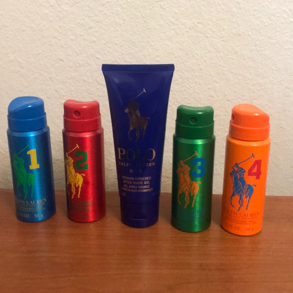 Polo Ralph Lauren After Shave Gel and 4 Body Spray